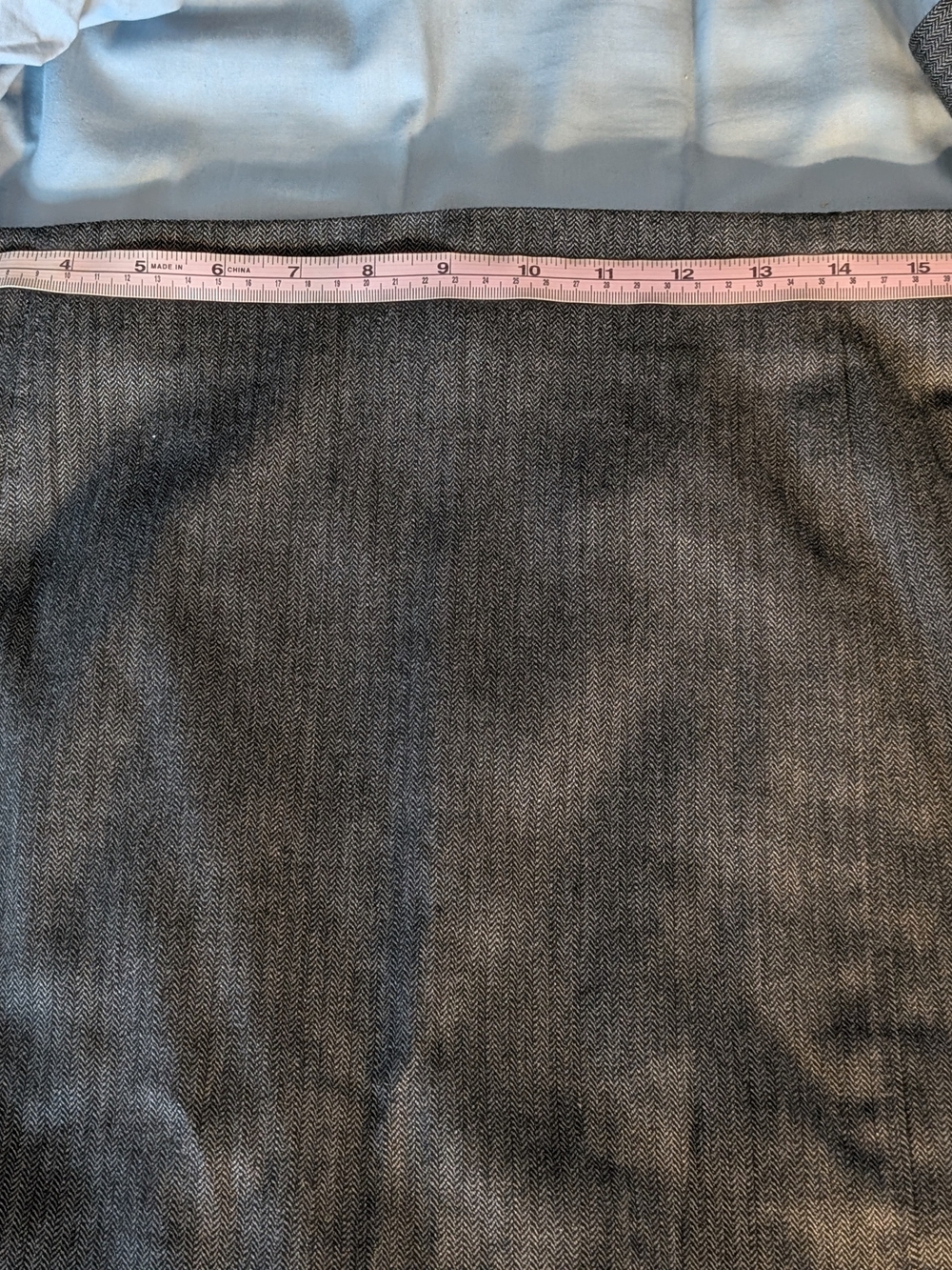 Boggi Milano Italian Women's Gray Tailored Blazer With Matching Skirt & Pant - Picture 4 of 7